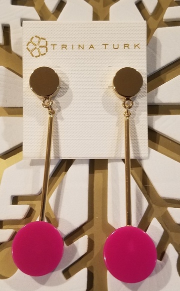 Trina Turk Jewelry - Trina Turk Gold Bar Post  Earrings